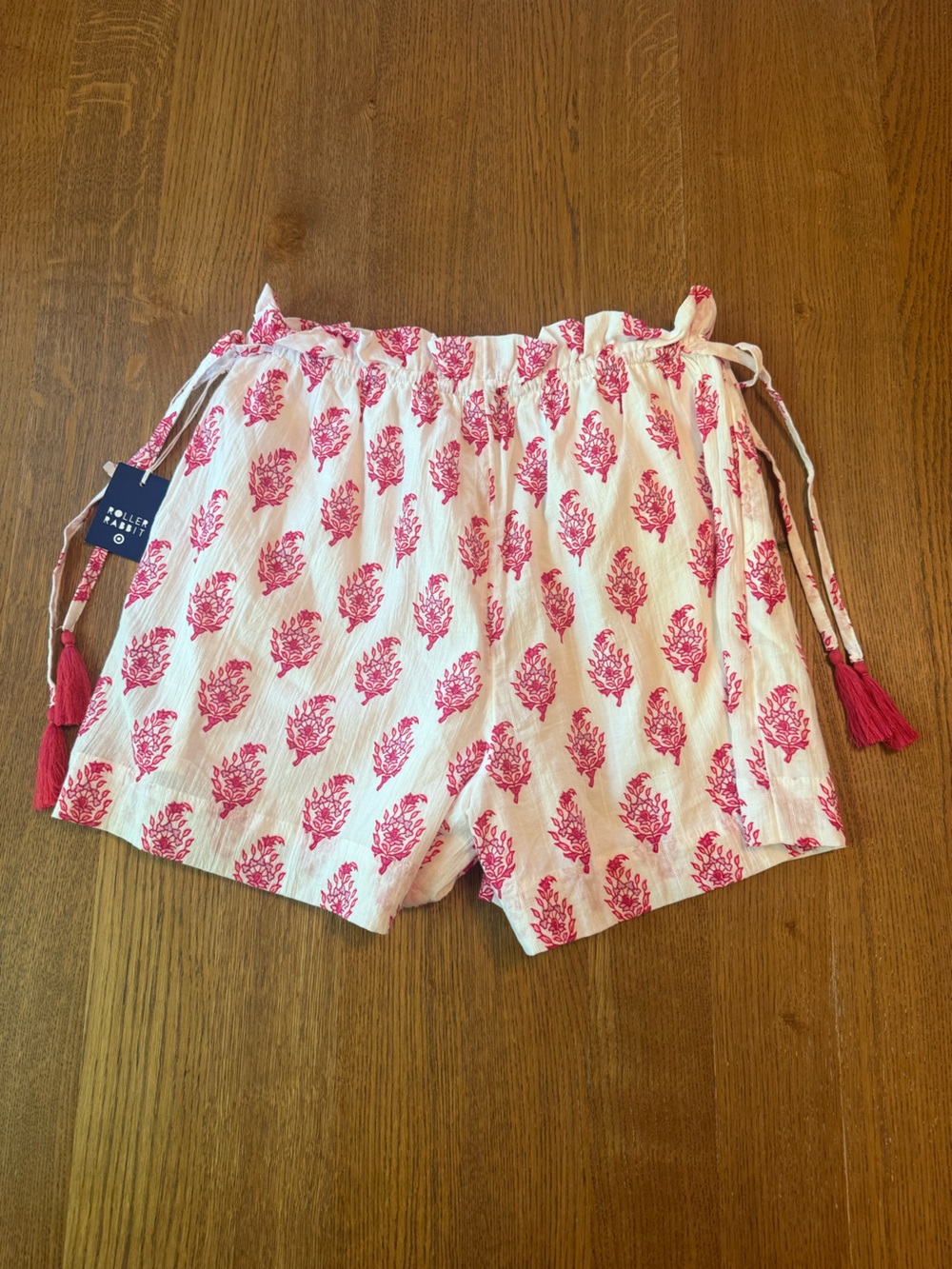 NWT Roller Rabbit x Target Women's Bouquet Side-Tie Beach Pull-On Shorts XS - Picture 5 of 12